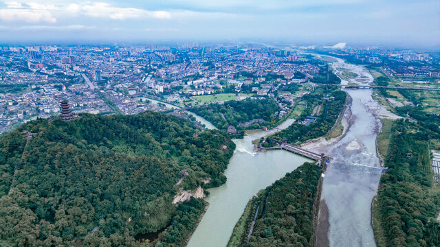 四川都江堰水利工程景区