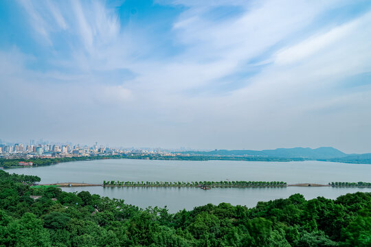 西湖全景