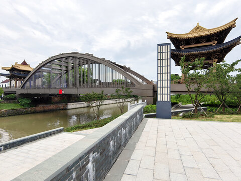 金粟寺茶院大桥康僧桥