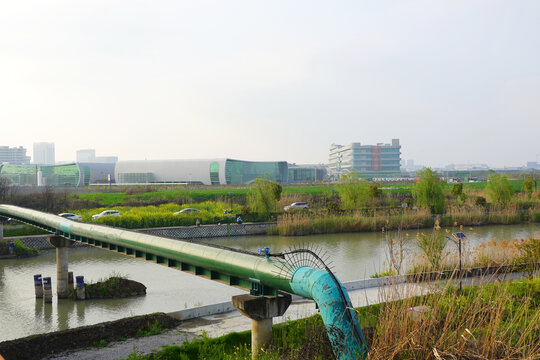 跨河管道工程桁架施工