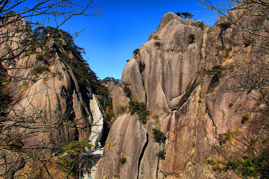 黄山山峦美景