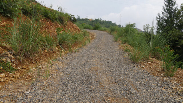 乡村碎石公路