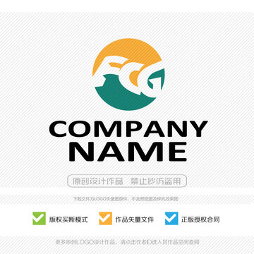 FCG字母LOGO标志设计