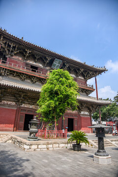 天津独乐寺历史建筑景观