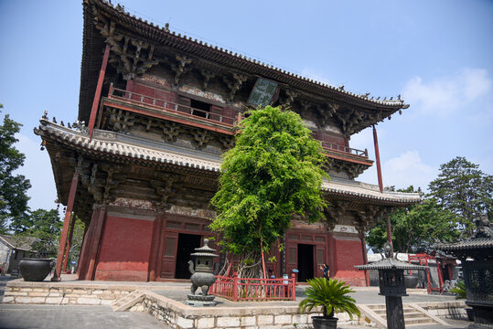 天津独乐寺历史建筑景观