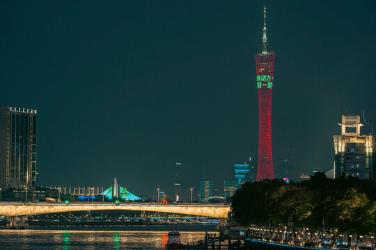 广州塔夜景