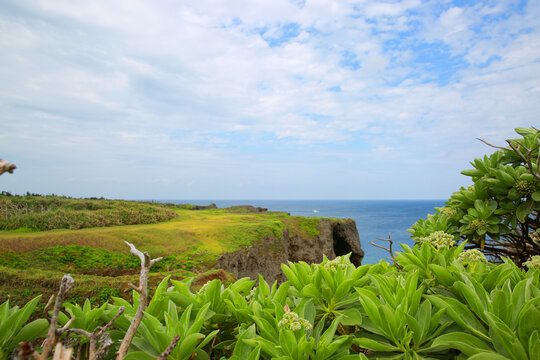 冲绳岛的海岛