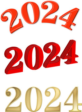 2024喜庆主题字