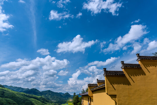 中国安徽宣城惠云禅寺古建筑