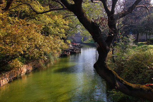 苏州虎丘山江南水乡