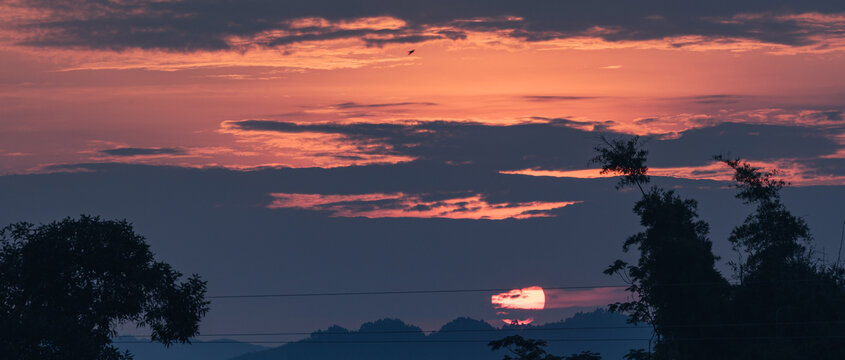 夕阳西下