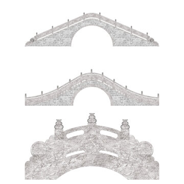 石拱桥效果图