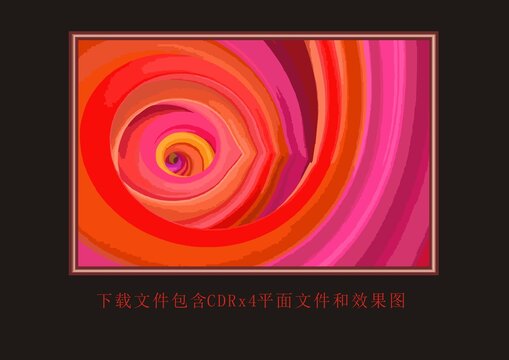 抽象艺术油画客户挂画