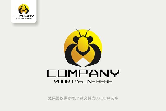 蜜蜂LOGO标志