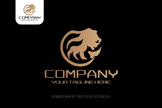狮王头像商标logo