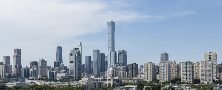 北京城市建筑天际线