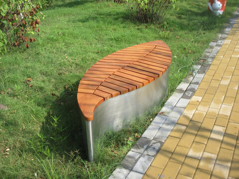 防腐木景观休闲椅