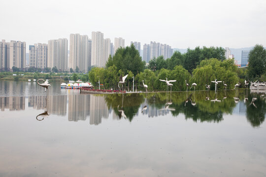 西宁北川河湿地公园