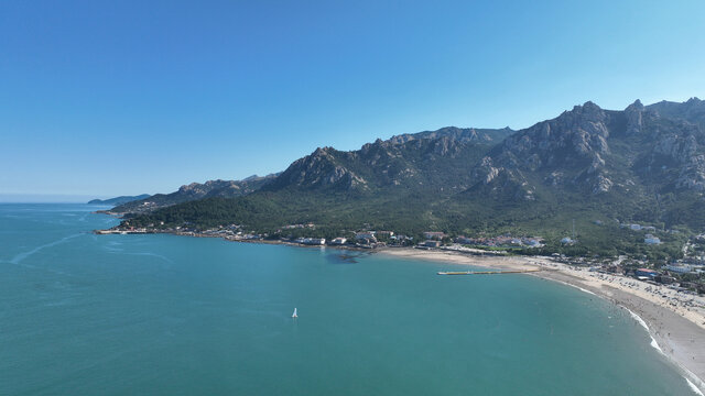 青岛崂山仰口海滩