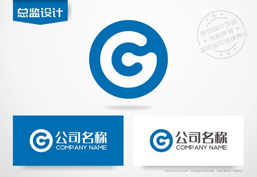 字母G设计logo科技智能