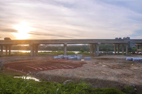 高架桥高速公路物流