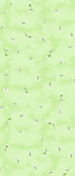 绿纹叶小花
