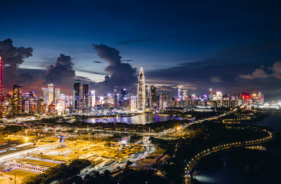 深圳湾全景