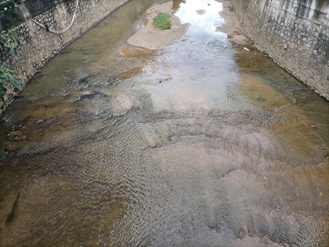 河水退潮