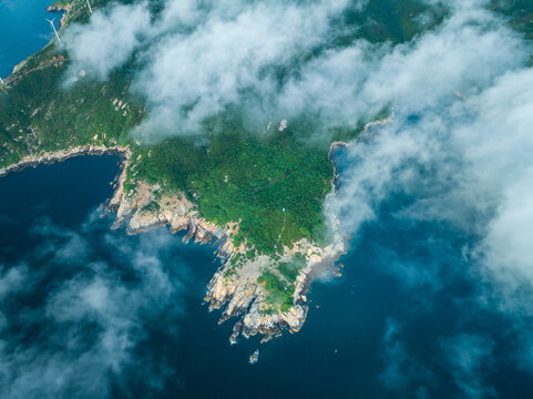 江门上川岛海岸线风景