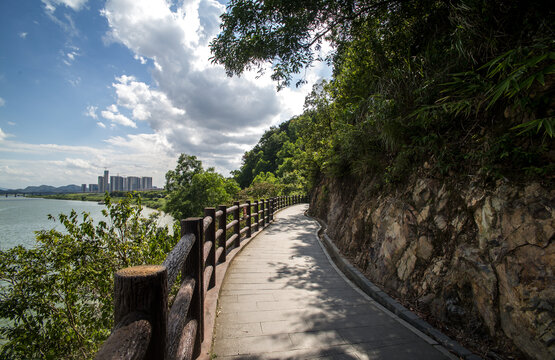 广东肇庆羚羊峡古栈道风景区