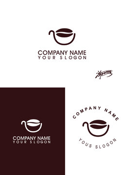 字母S咖啡logo