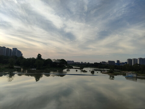 灞河黄昏2