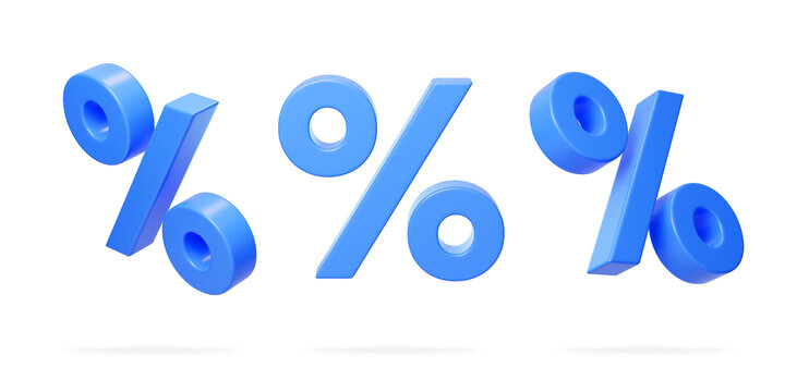 符号百分号打折百分比占比3D