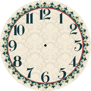 欧式巴洛克表盘设计钟表钟面