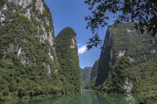 青山山水江河自然风光