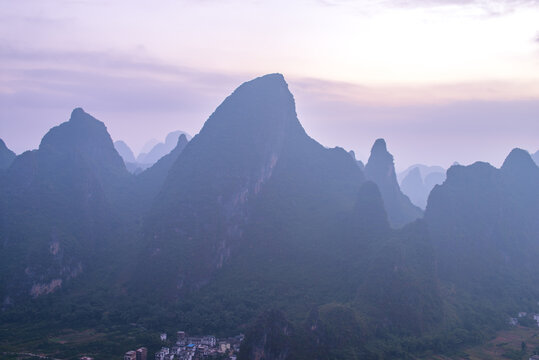 大山群山远山