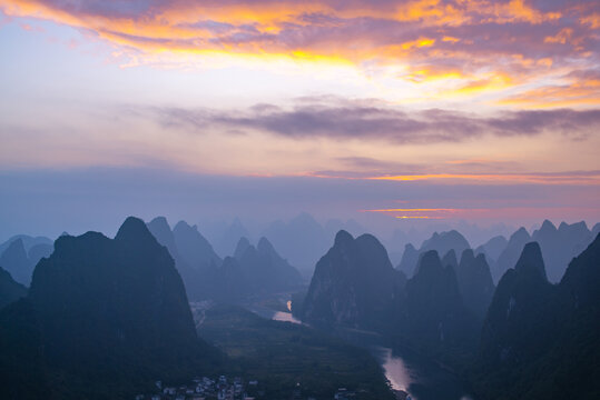 山水风景天空云彩