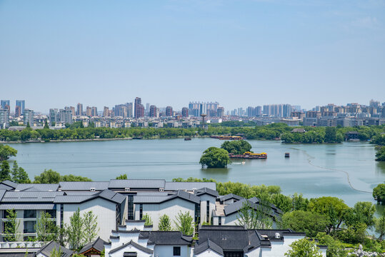 浙江嘉兴南湖公园景区景观