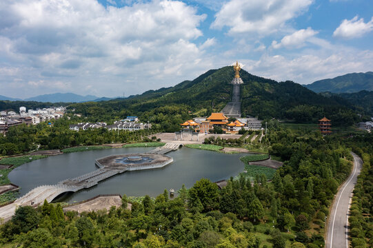 湖南长沙宁乡市密印寺千手观音