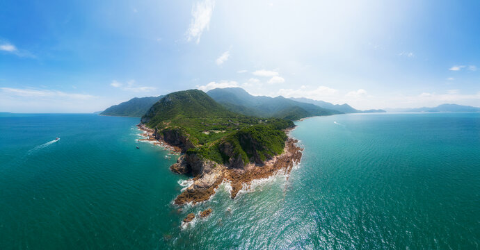 深圳大鹏新区杨梅坑海岸线