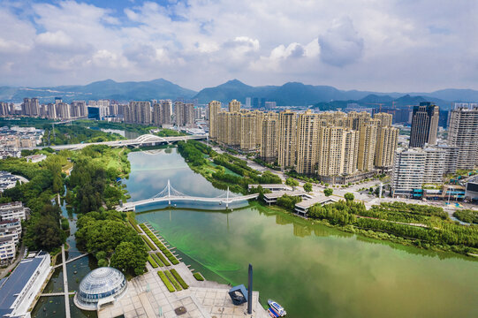 台州市黄岩区城市风光