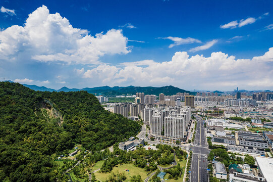 台州市路桥区航拍风光