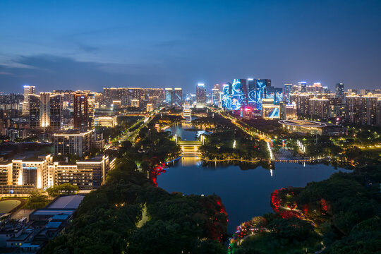 佛山千灯湖夜景