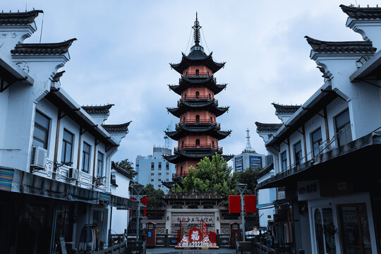 宁波城隍庙天封塔