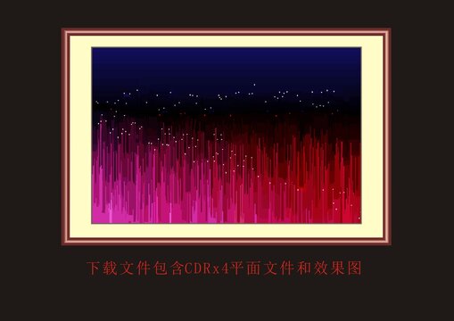 星空底纹花纹背景壁纸