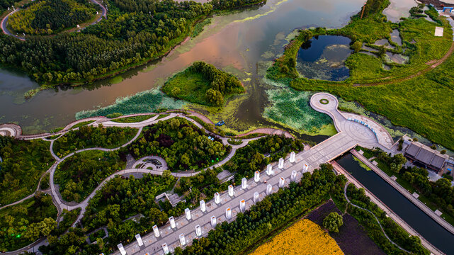 中国长春北湖国家湿地公园风景