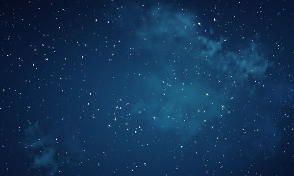 蓝色星空宇宙背景