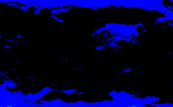 抽象蓝色山水