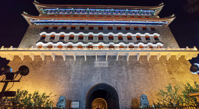 正阳门箭楼夜景