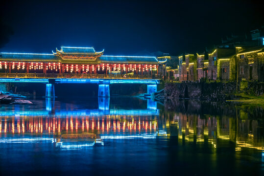 瑶里古镇夜景